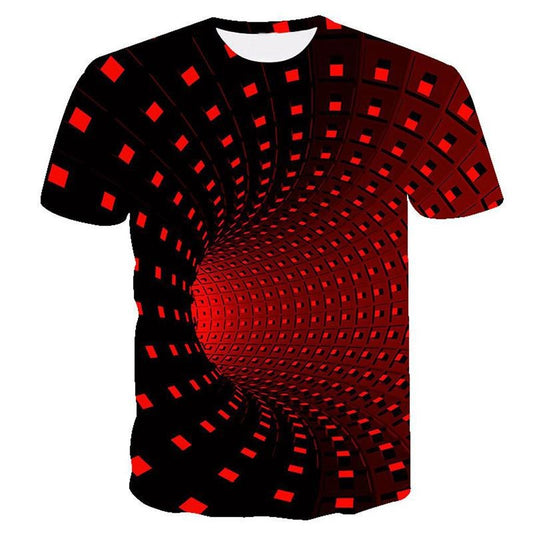 3D Cool Casual Men's Round Neck T-Shirt